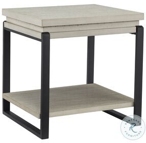 Eaglewood Toasted Pine Nut And Black End Table
