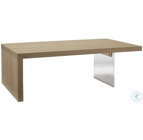 West Coast Sandstone And Acrylic Cocktail Table