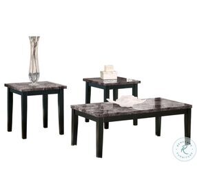 Maysville Black 3 Piece Occasional Table Set