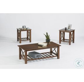 Sloan Coffee 3 Piece Occasional Table Set