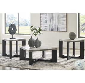 Sharstorm Two tone Gray Occasional Table Set