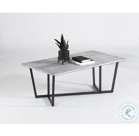 Wren Industrial And Black Metal Occasional Table Set
