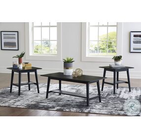 Westmoro Black 3 Piece Occasional Table Set
