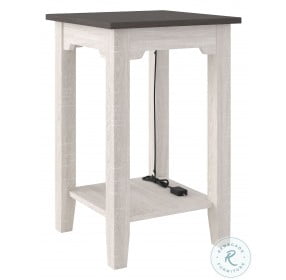Dorrinson Two Tone Chairside End Table