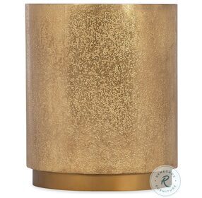 Audra Gold Round Accent Table