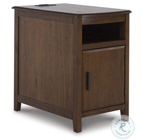 Devonsted Brown Cherry Chairside End Table