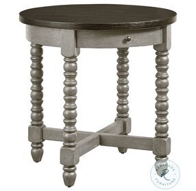 Brentfield Graphite And French Gray End Table