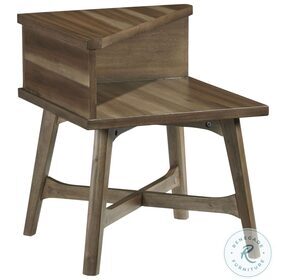 Bungalow Caramel Chairside Table