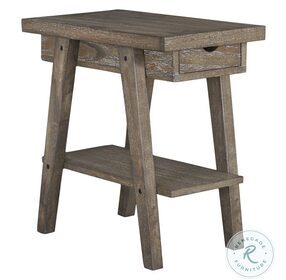 T400-08 Almond Chairside Table