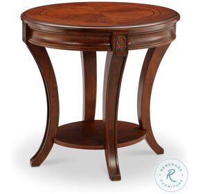 Winslet Cherry Oval End Table