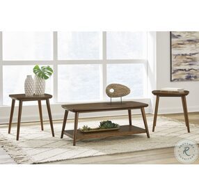 Lyncott Brown Occasional Table Set
