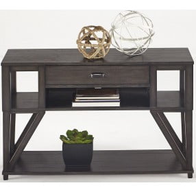 Consort Distressed Midnight Sofa/Console Table