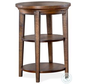 Bay Creek Toasted Nutmeg Round Accent Table