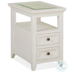 Heron Cove Chalk White Chairside Table