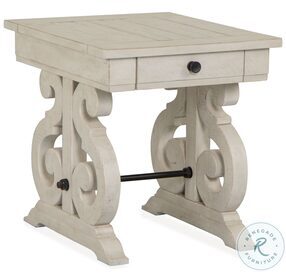 Bronwyn Alabaster Rectangle End Table