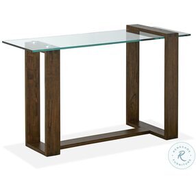 Bristow Acorn Glass Rectangular Sofa Table