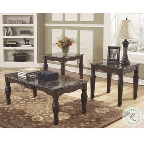 North Shore Dark Brown 3 Piece Occasional Occasional Table Set