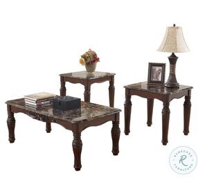 North Shore Dark Brown 3 Piece Occasional Occasional Table Set