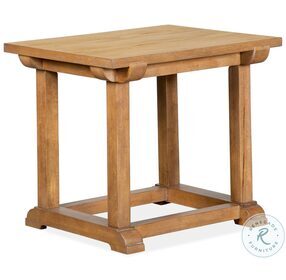 Lindon Belgian Wheat Drawer End Table