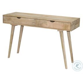 Outbound Distressed Vanilla Console Table