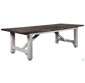 Mystic Cay Weathered Rectangular Extendable Dining Table