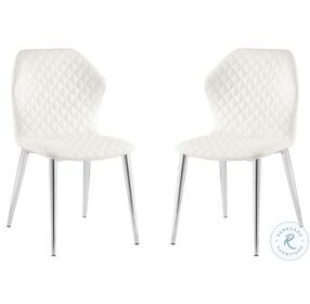 Olivia White Dining Chair Set Of 2