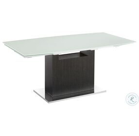 Olivia White And Dark Grey Oak Extendable Dining Table
