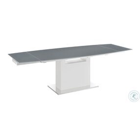 Olivia Gray And White Extendable Dining Table