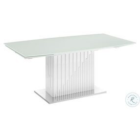 Moon White Extendable Dining Table