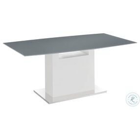 Olivia Grey And White Dining Table