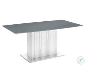 Moon Grey And White Dining Table
