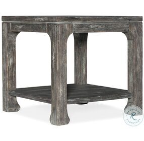 Beaumont Dark Wood Square End Table