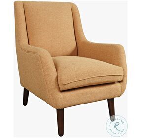 Theo Gold Upholstered Accent Chair