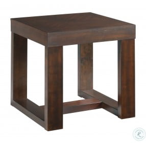 Drew Cherry Square End Table