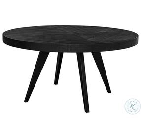 Parq Black 60" Round Dining Table