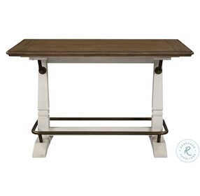 Pendleton Honey Oak And Vanilla Counter Height Dining Table