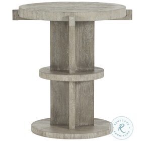 Foundations Light Shale Round Side Table