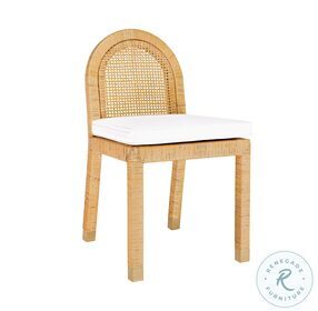 Amara Natural Rattan Arched Back Dining Chair