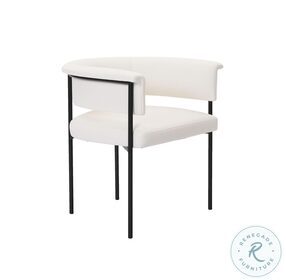 Taylor Cream Performance Linen Dining Chair