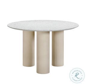 Parcino Terrazzo And Cream Dining Table