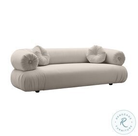 Jammin Grey Velvet Sofa