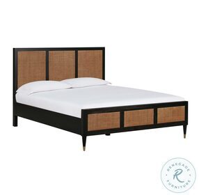 Sierra Noir Queen Panel Bed