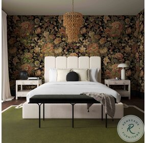Palani Cream Boucle Upholstered Panel Bedroom Set