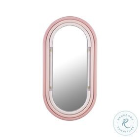Neon Pink Wall Mirror