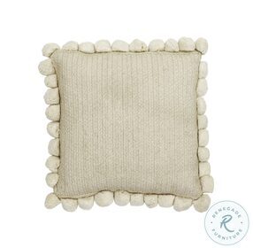 Adelyn Natural Square Accent Pillow