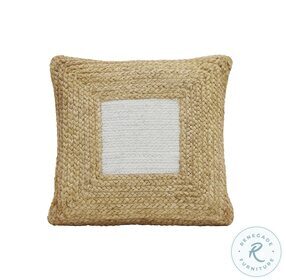 Blank Natural And Mind White Square Accent Pillow