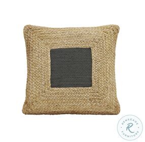 Blank Natural And Mind Black Square Accent Pillow