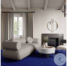 Jammin Grey Velvet Living Room Set