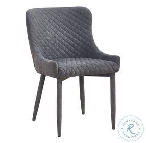 Draco Grey Velvet Chair