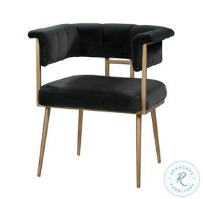 Astrid Grey Velvet Chair